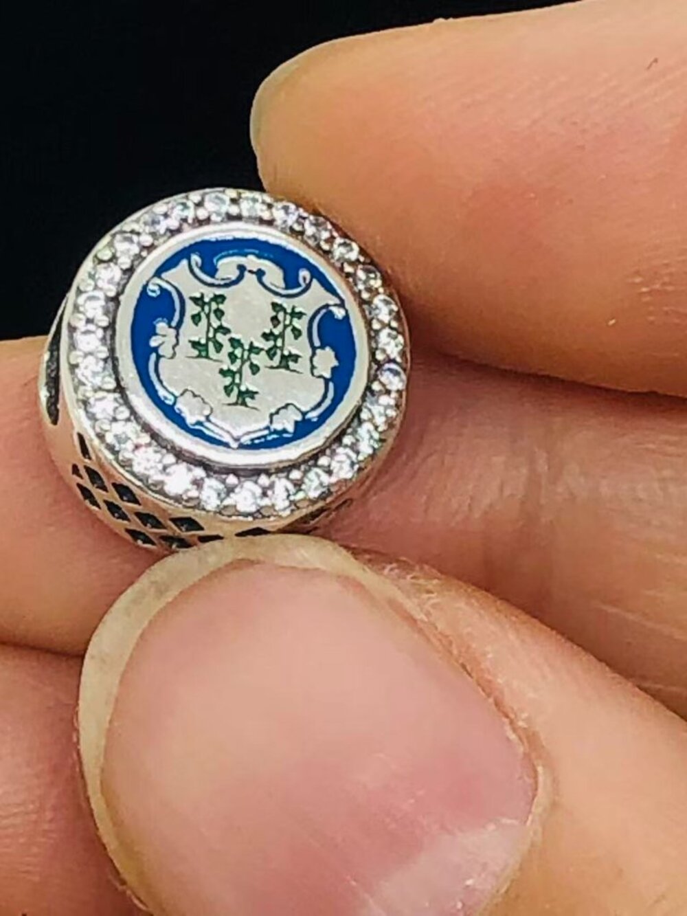 ✨🔥Pandora flag of Connecticut Exclusive Button Charm